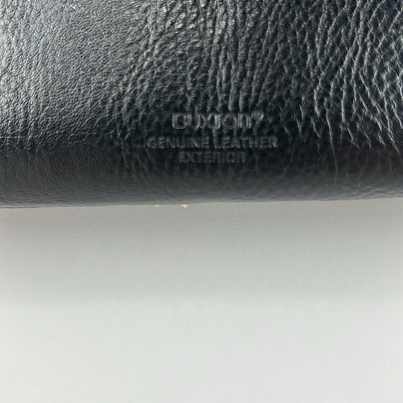 Buxton Black Leather Clutch Wallet - Picture 3 of 7